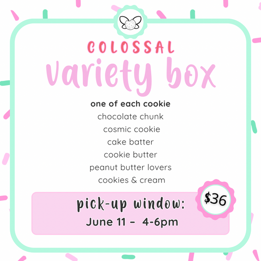 June 11th: 4-6pm - June Colossal Cookies