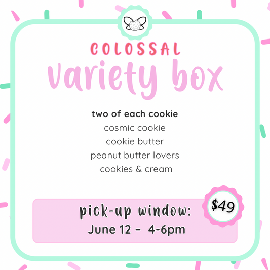 June 12th: 4-6pm - June Colossal Cookies